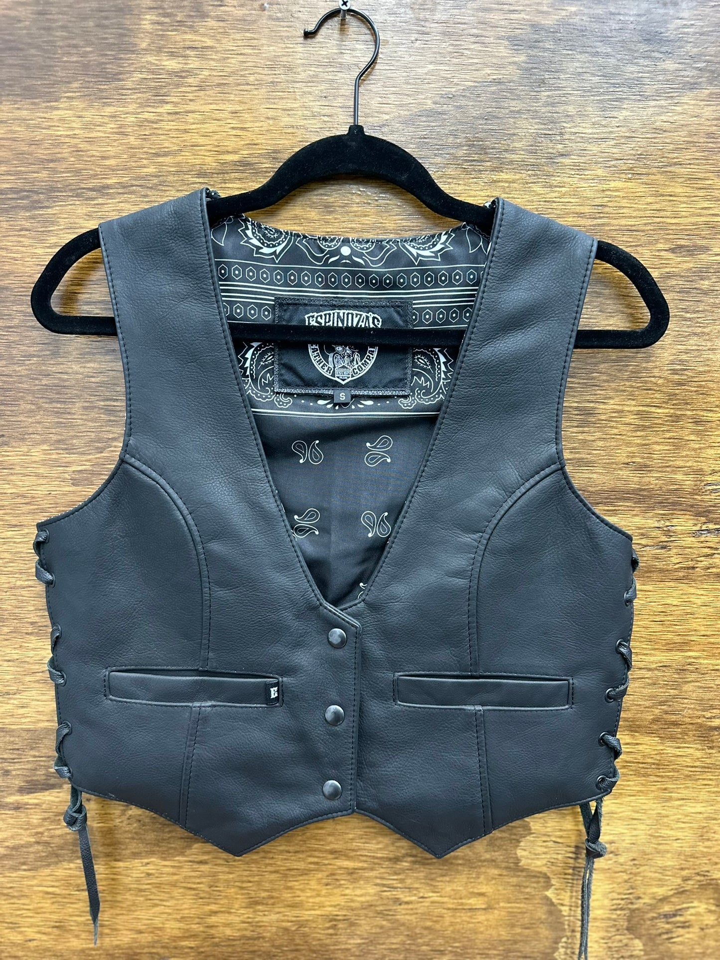 Trigger City & Espinoza collab Ladies Side Laced Riding Vest